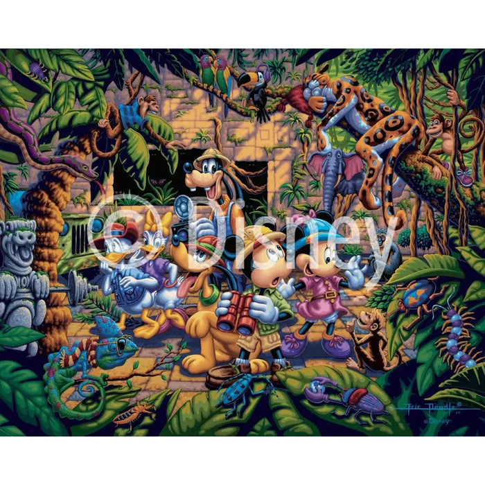 Mickey & Friends Exploring the Jungle 500 Piece Jigsaw Puzzle Disney x Dowdle - for just $24.99! 