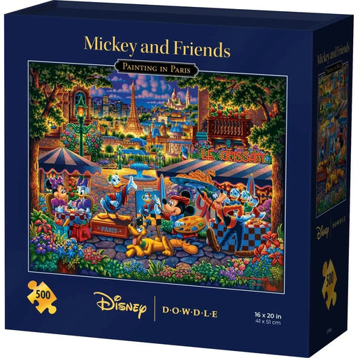 Mickey & Friends Painting in Paris 500 Piece Jigsaw Puzzle Disney x Dowdle - for just $24.99! 