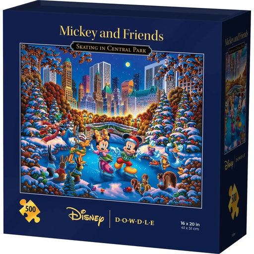 Mickey & Friends Skating in Central Park 500 Piece Jigsaw Puzzle Disney x Dowdle - for just $24.99! 