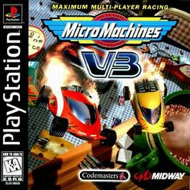 Front cover view of Micro Machines V3 - PlayStation