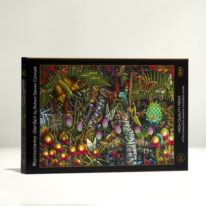 Microcosmic Garden 500 Piece Premium Jigsaw Puzzle Art & Fable - for just $27.99! 