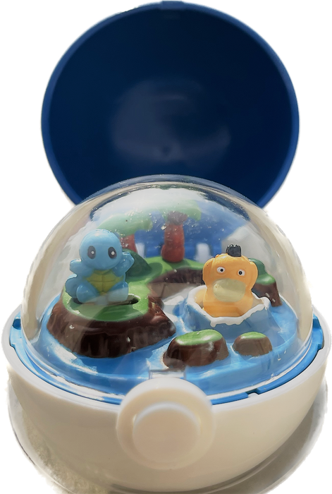 TOMY: Pokemon Monster Collection - Psyduck and Squirtle Windup Diorama Master Ball - for just $24.99! 