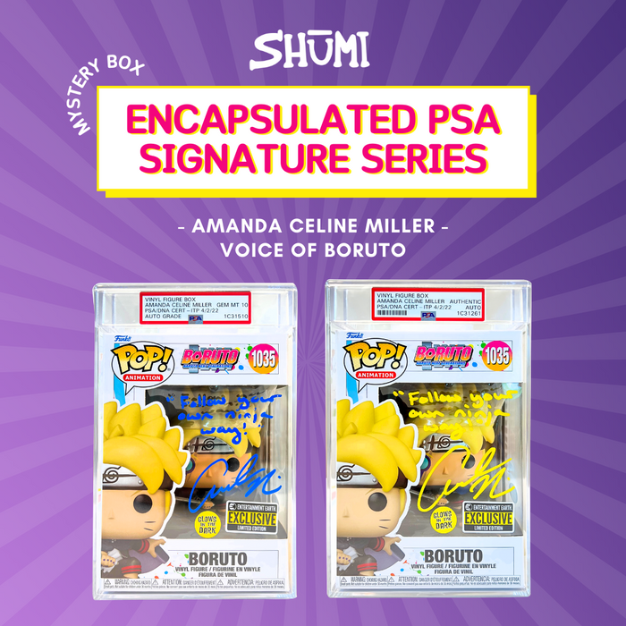 Shumi x PSA Encapsulated Signature Series - Boruto with Marks EE (Amanda Miller)[READ DESCRIPTION] - for just $100! 