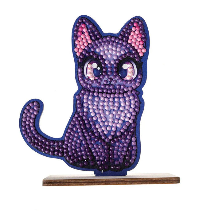 Midnight Cat Crystal Art Fantasy Buddies Kit Craft Buddy - for just $5.99! 