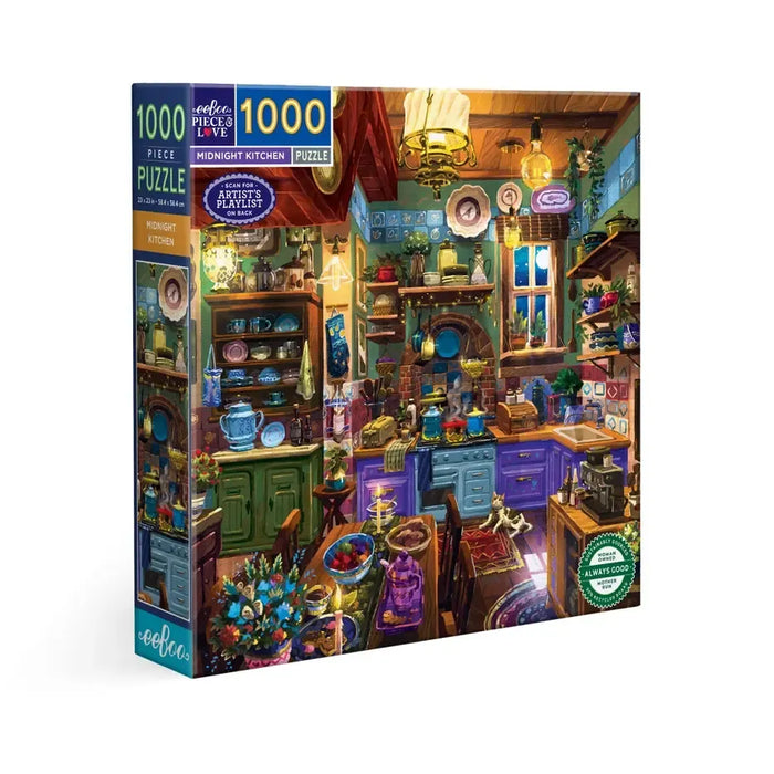 Midnight Kitchen 1000 Piece Jigsaw Puzzle eeBoo - for just $26.99! 