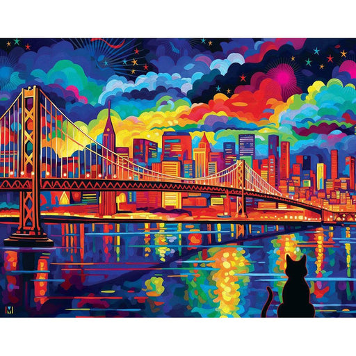 Midnight in San Francisco 1000 Piece Jigsaw Puzzle Springbok - for just $19.99! 