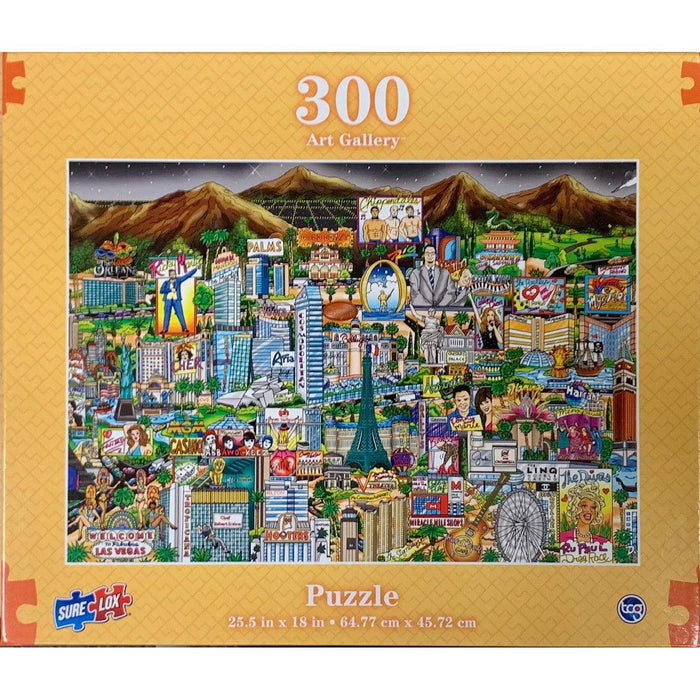 Midnight in Vegas Art Gallery 300 Piece Jigsaw Puzzle Sure Lox - for just $14.99! 
