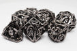 Hollow Hearts: Jeweled Midnight Metal - Metal RPG Dice Set - for just $99.99! 
