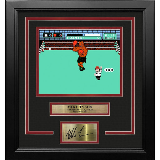 Mike Tyson Punch-Out!! 8" x 10" Framed Video Game Boxing Photo with Engraved Autograph - Premium Engraved Signatures - Just $79.99! Shop now at Retro Gaming of Denver