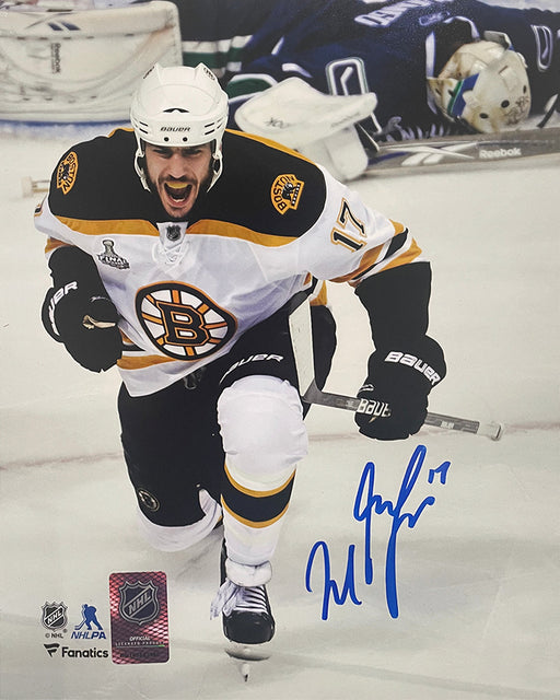 Milan Lucic Stanley Cup Goal Celebration Boston Bruins Autographed 16" x 20" Hockey Photo - for just $49! 