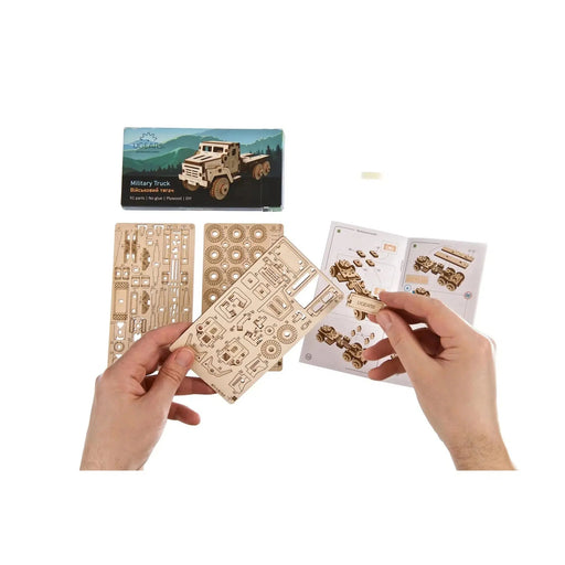Military Truck 3D Wood Model Kit UGEARS - for just $14.99! 