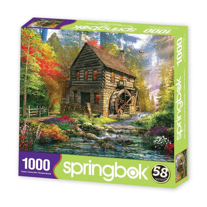 Mill Cottage 1000 Piece Jigsaw Puzzle Springbok - for just $19.99! 