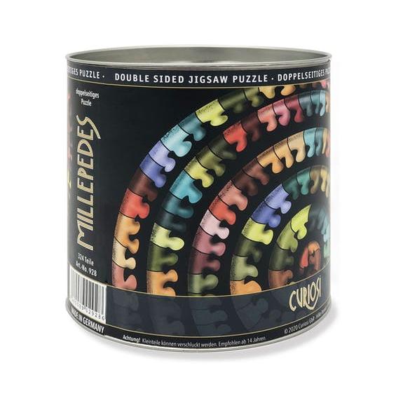 Millepedes 324 Wood Piece Double-Sided Round Jigsaw Puzzle Curiosi - for just $39.99! 