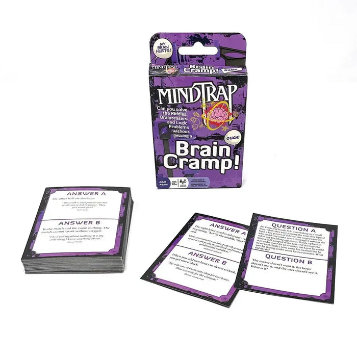 MindTrap: Brain Cramp - Riddles & Logic Puzzle Game - Outset - for just $9.99! 