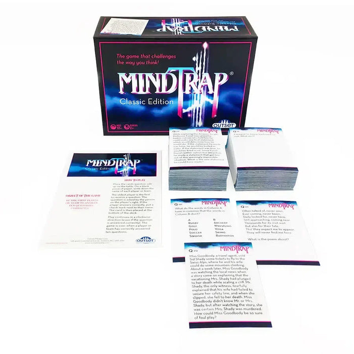 MindTrap: Classic Edition Card Game Outset - for just $14.99! 