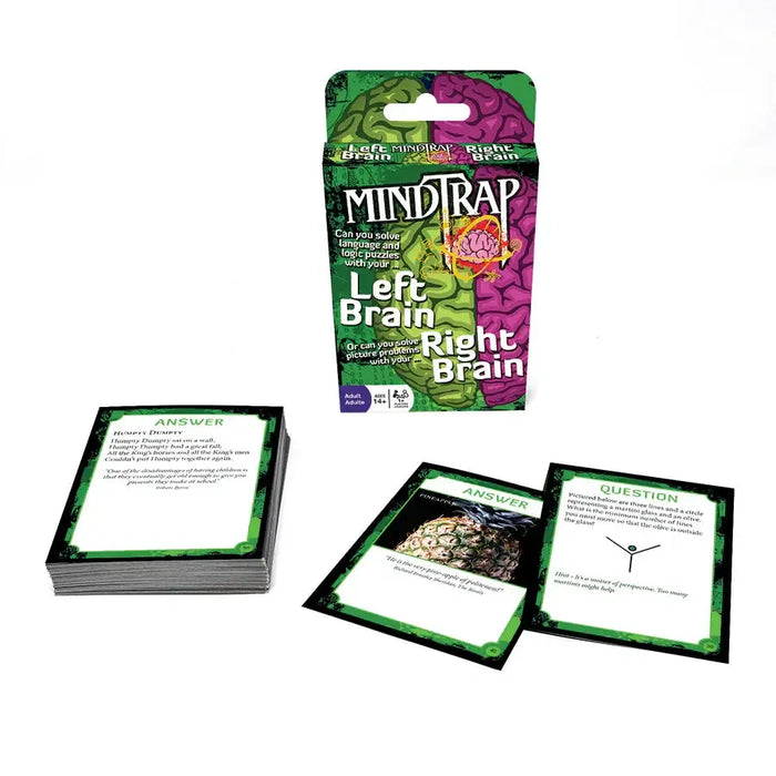 MindTrap: Left Brain Right Brain - Logic & Picture Puzzle Game - Outset - for just $9.99! 