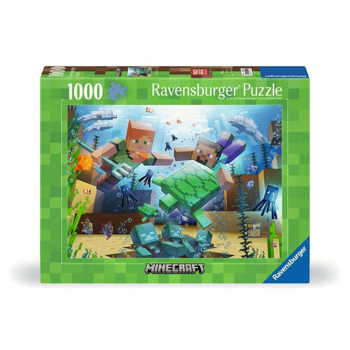 Minecraft Mosaic 1000 Piece Jigsaw Puzzle Ravensburger - for just $29.99! 