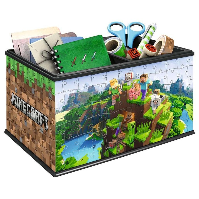 Minecraft Storage Box 223 Piece 3D Jigsaw Puzzle Ravensburger - for just $19.99! 