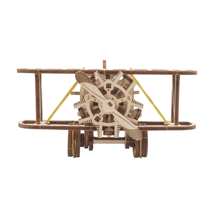 Mini Biplane 3D Wood Model Kit UGEARS - for just $13.99! 