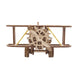 Mini Biplane 3D Wood Model Kit UGEARS - for just $13.99! 
