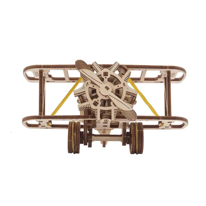 Mini Biplane 3D Wood Model Kit UGEARS - for just $13.99! 