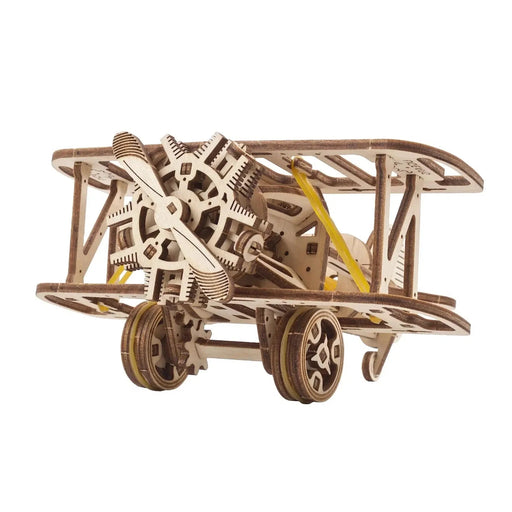 Mini Biplane 3D Wood Model Kit UGEARS - for just $13.99! 