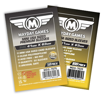 Mini USA Card Sleeves (41x63mm) Standard 7039 or Premium 7075 - for just $2! 