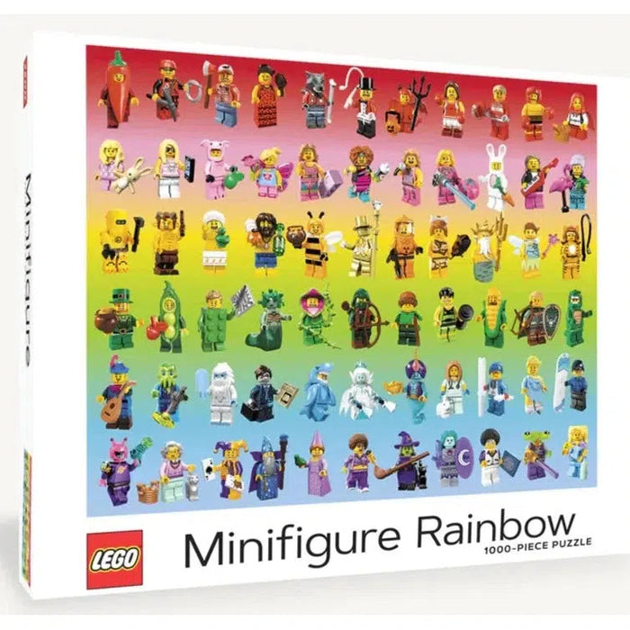 Minifigure Rainbow LEGO 1000 Piece Jigsaw Puzzle Chronicle - for just $19.99! 