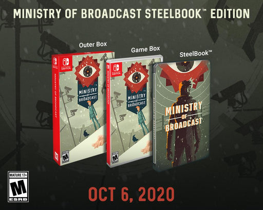 Ministry of Broadcast Steelbook Edition (Nintendo Switch) - for just $49.99! 