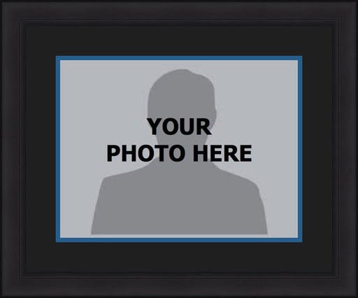 NBA Basketball Photo Picture Frame Kit - Minnesota Timberwolves (Black Matting, Blue Trim) - for just $29.99! 