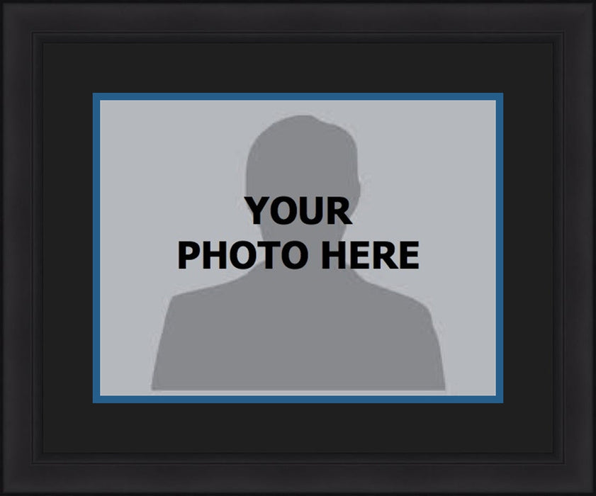 NBA Basketball Photo Picture Frame Kit - Minnesota Timberwolves (Black Matting, Blue Trim) - for just $29.99! 