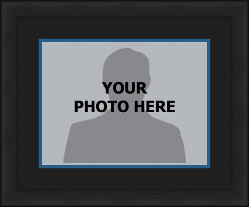 NBA Basketball Photo Picture Frame Kit - Indiana Pacers (Black Matting, Navy Trim) - for just $29.99! 