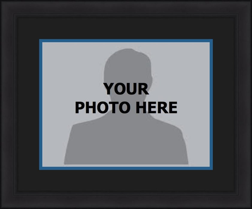 NBA Basketball Photo Picture Frame Kit - Indiana Pacers (Black Matting, Navy Trim) - for just $29.99! 