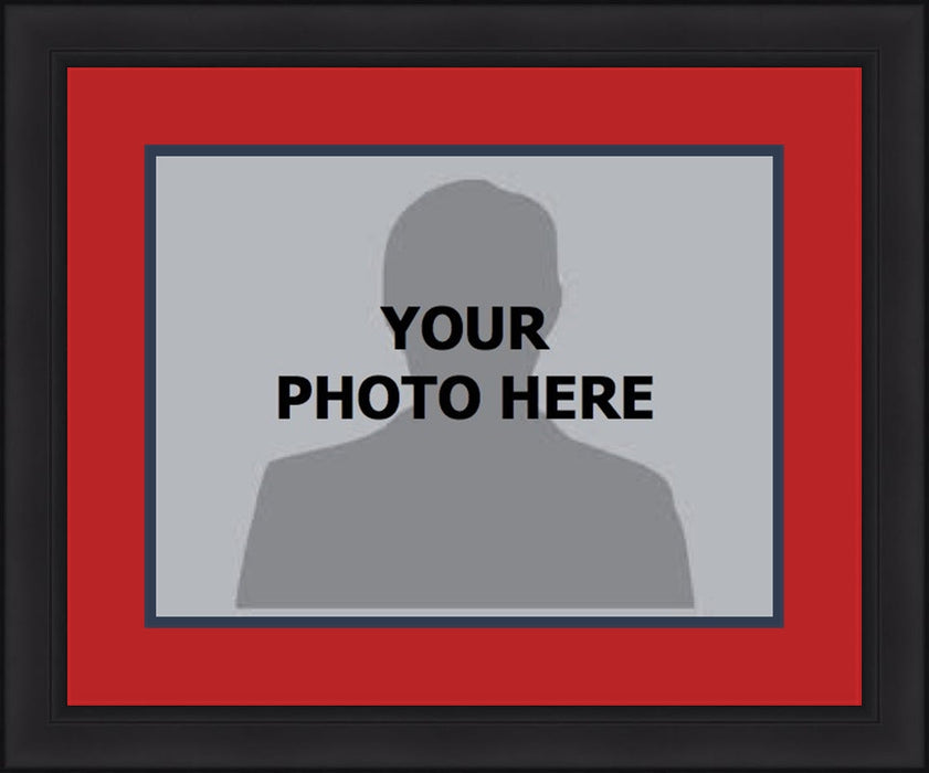 MLB Baseball Photo Picture Frame Kit - Minnesota Twins (Red Matting, Navy Trim) - for just $29.99! 