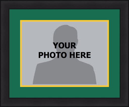 NHL Hockey Photo Picture Frame Kit - Minnesota Wild (Green Matting, Yellow Trim) - for just $29.99! 