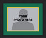 NHL Hockey Photo Picture Frame Kit - Minnesota Wild (Green Matting, Yellow Trim) - for just $29.99! 