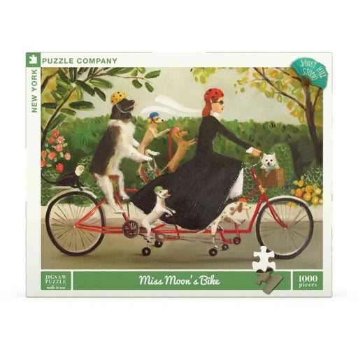 Miss Moon's Bike 1000 Piece Jigsaw Puzzle NYPC - for just $24.99! 