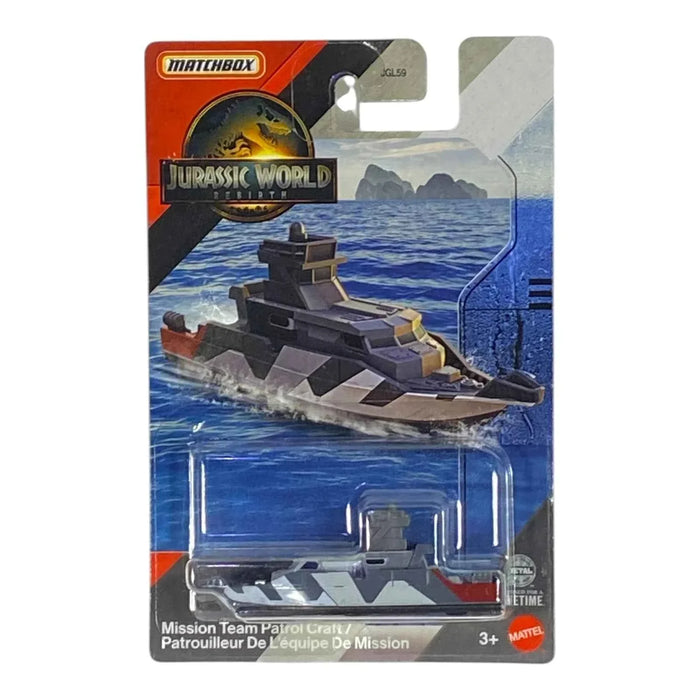 Matchbox Mission Team Patrol Craft - Jurassic World Rebirth Collection - for just $3.99! 