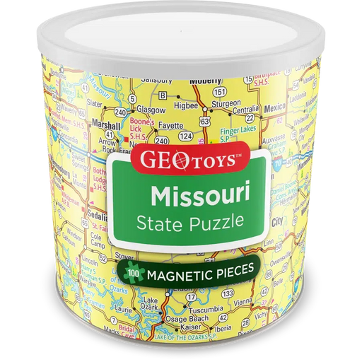 Missouri State 100 Piece Magnetic Jigsaw Puzzle Geotoys - for just $11.99! 