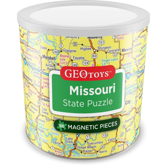 Missouri State 100 Piece Magnetic Jigsaw Puzzle Geotoys - for just $11.99! 
