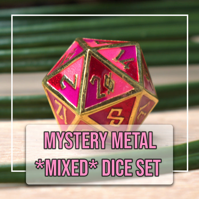 Mystery Metal *Mixed* Dice Set - Just $29.99! Shop now at Retro Gaming of Denver