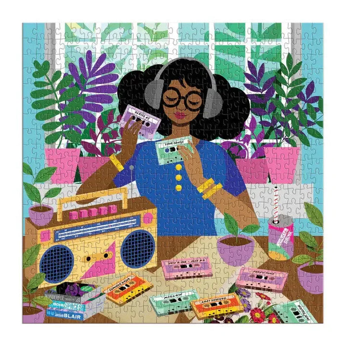 Mixtape Afternoon 500 Piece Jigsaw Puzzle Galison - for just $17.99! 