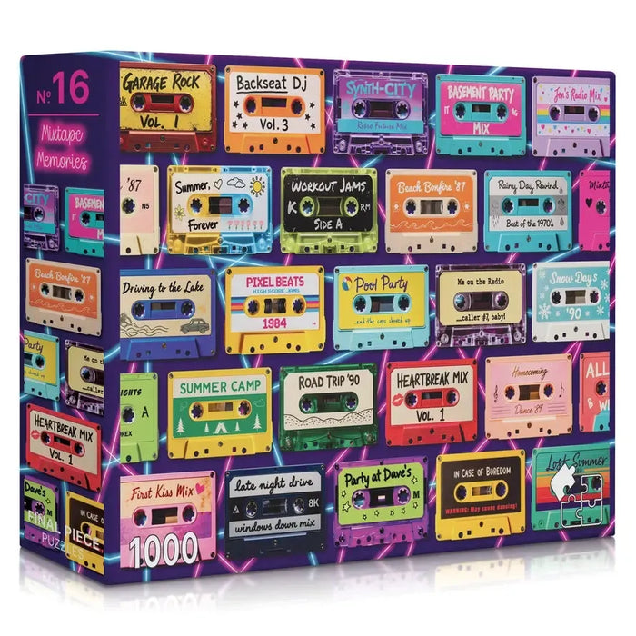 Mixtape Memories 1000 Piece Jigsaw Puzzle Final Piece - for just $19.99! 