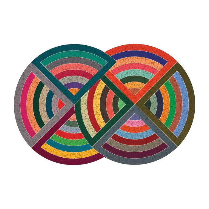 MoMA Frank Stella 750 Piece Custom Shaped Jigsaw Puzzle Galison - for just $19.99! 