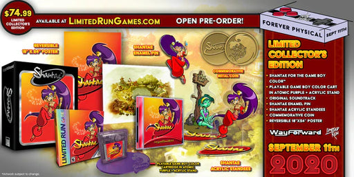 Limited Run Games: Shantae (Collector's Edition) (Gameboy Color) - for just $0! 