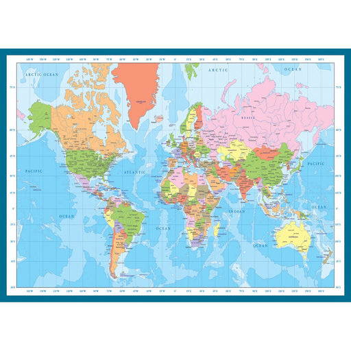 Modern Map of the World 1000 Piece Jigsaw Puzzle Eurographics - for just $19.99! 