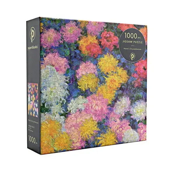 Monet’s Chrysanthemums 1000 Piece Jigsaw Puzzle Paperblanks - for just $25.99! 