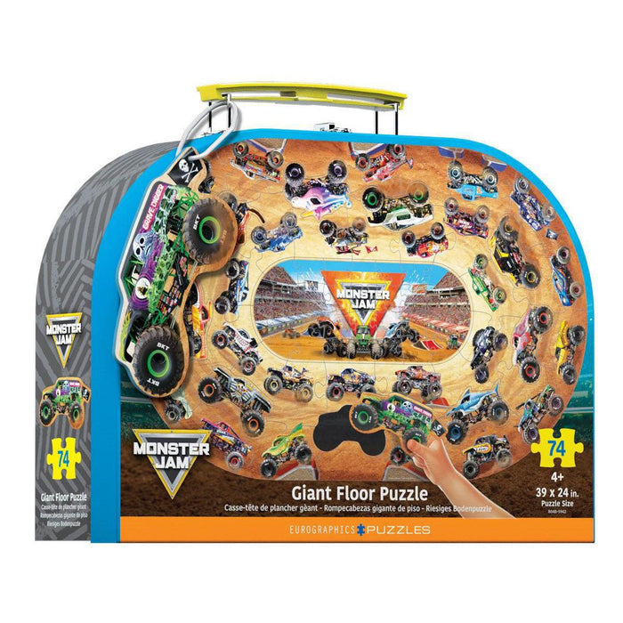 Monster Jam 74 Piece Giant Floor Jigsaw Puzzles Eurographics - for just $24.99! 