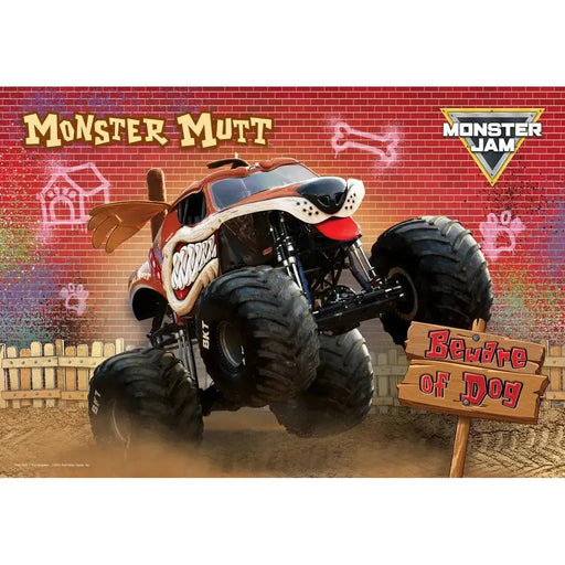 Monster Mutt Monster Jam Lunch Bag & 100 Piece Jigsaw Puzzle Eurographics - for just $19.99! 