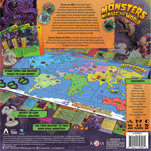 Monsters Menace The World - for just $65! 